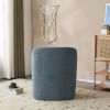 Modern Low Back Accent Chair, Upholstered Armless Living Room Chairs, Round Pine Wood Feet, for Small Living Spaces, Living Room, Bedroom, Balcony