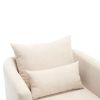 COOLMORE Swivel Barrel Chair, Comfy Round Accent Sofa Chair for Living Room, 360 Degree Swivel Barrel Club Chair, Leisure Arm Chair for Nursery, Hotel