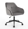 Velvet Office Desk Chair, Modern Home Desk Chair with Wheels , Vanity Chairs for Living Room, Bedroom,Study Room
